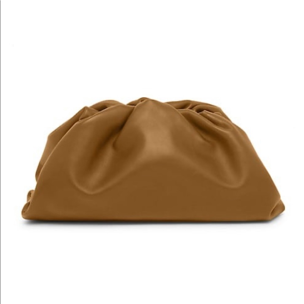 NWT Bottega Veneta Camel Pouch (large size not teen)